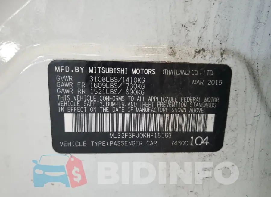 ML32F3FJ0KHF15163 Photo# 12