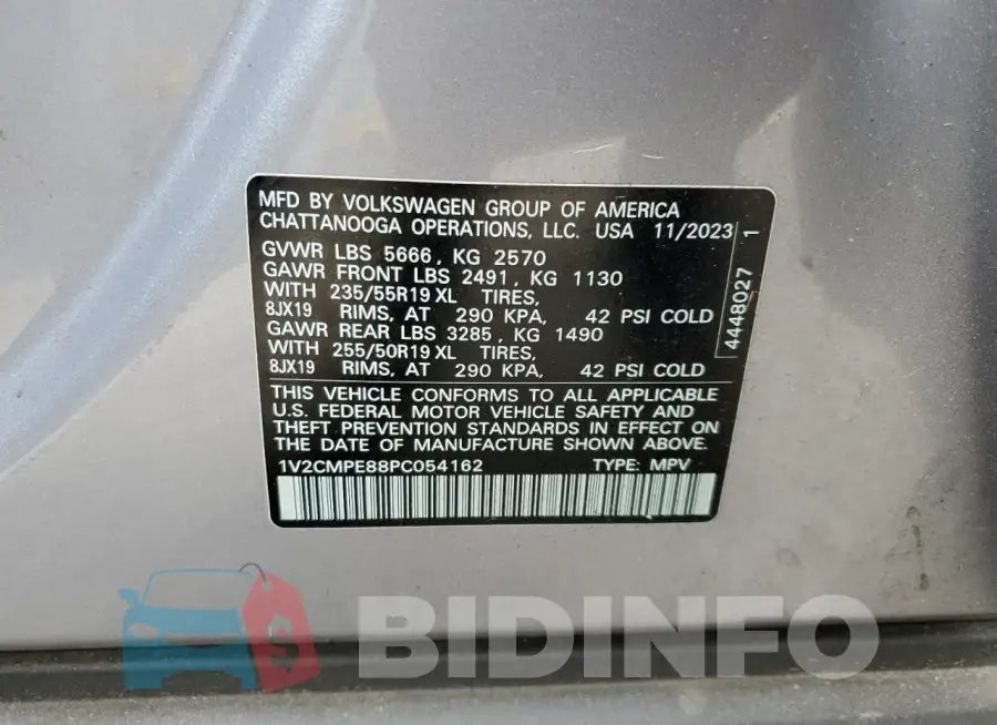 1V2CMPE88PC054162 Photo# 13