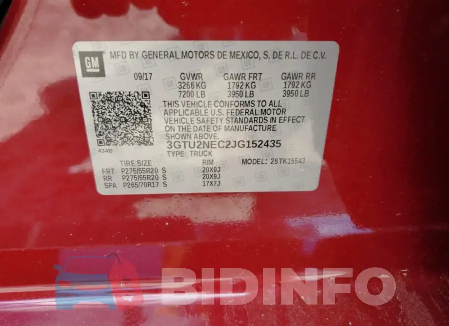 3GTU2NEC2JG152435 Photo# 12