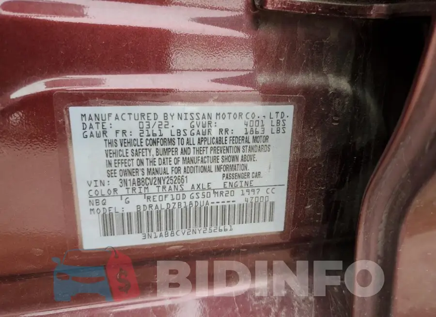 3N1AB8CV2NY252661 Photo# 12