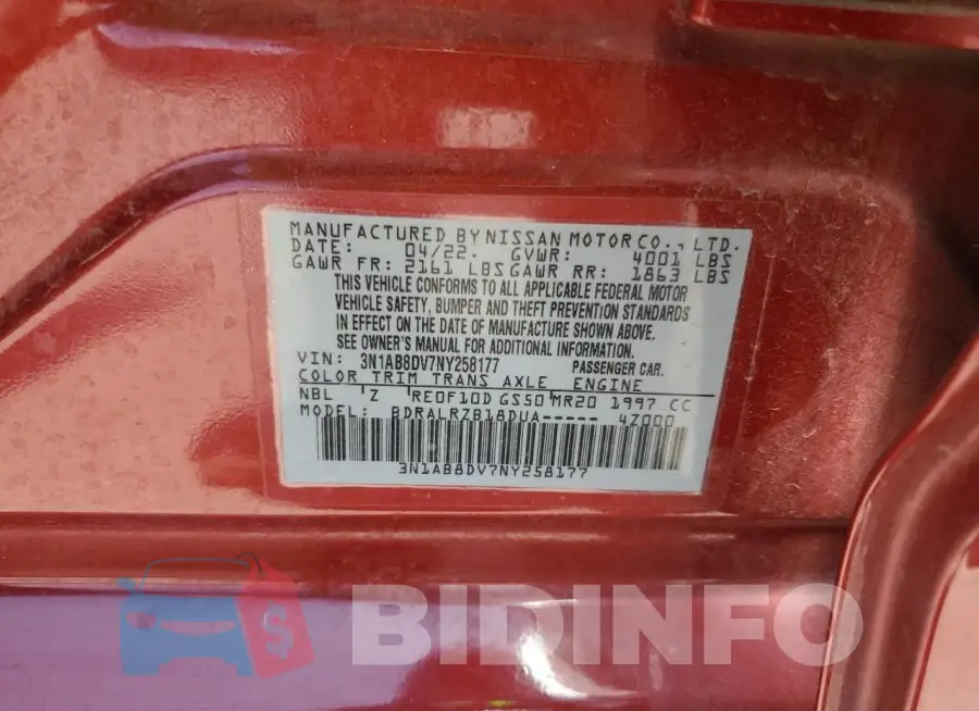 3N1AB8DV7NY258177 Photo# 12