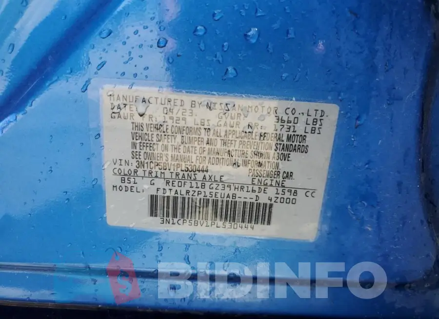 3N1CP5BV1PL530444 Photo# 13