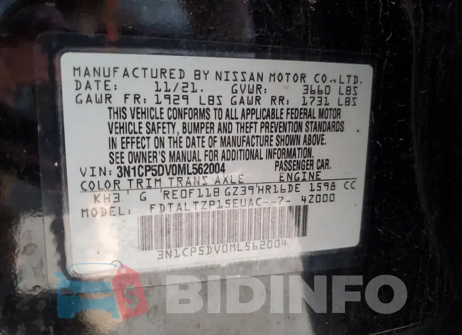 3N1CP5DV0ML562004 Photo# 13