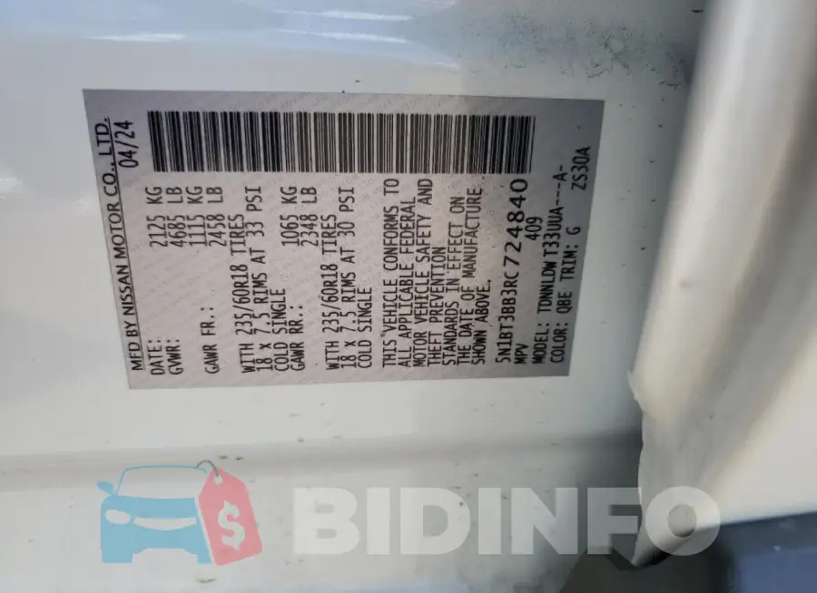 5N1BT3BB3RC724840 Photo# 13