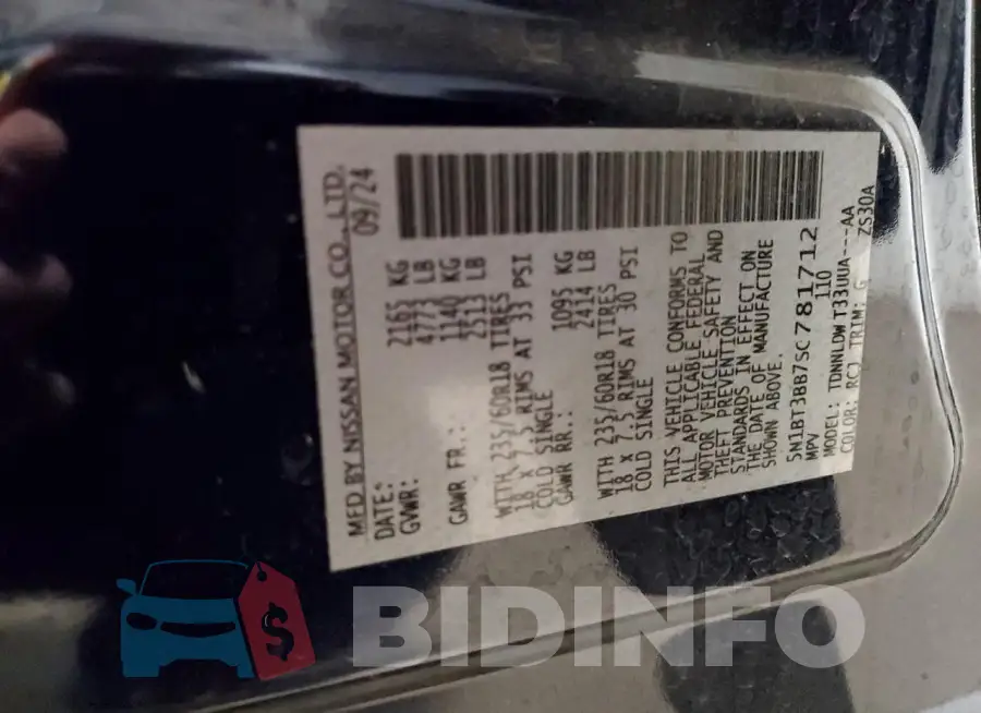 5N1BT3BB7SC781712 Photo# 14