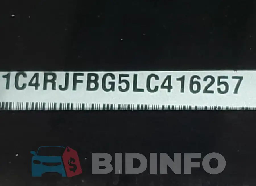 1C4RJFBG5LC416257 Photo# 14