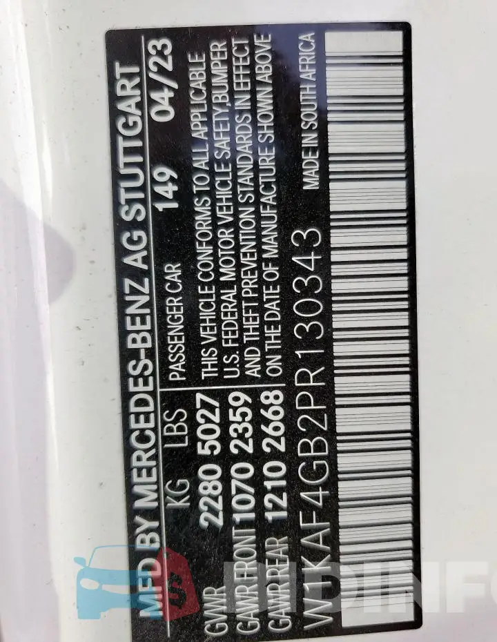 W1KAF4GB2PR130343 Photo# 13