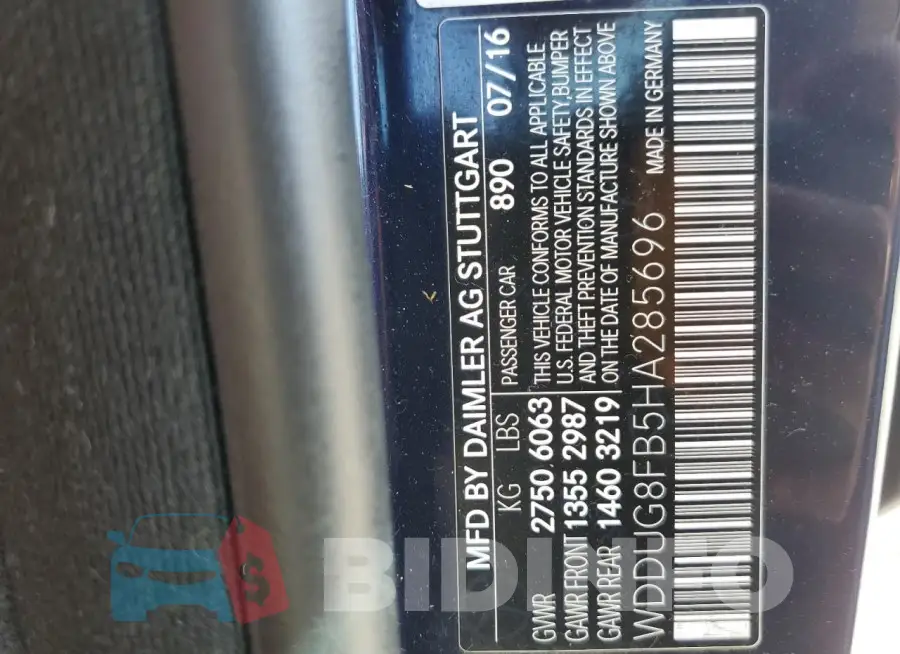 WDDUG8FB5HA285696 Photo# 12