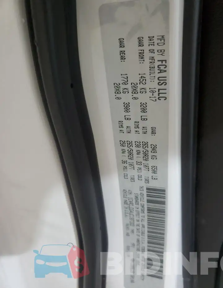 1C4RDJDG4JC187333 Photo# 14
