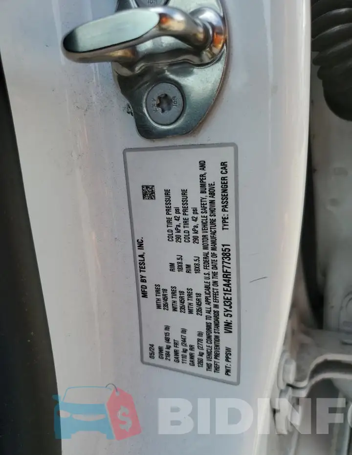 5YJ3E1EA4RF773851 Photo# 13