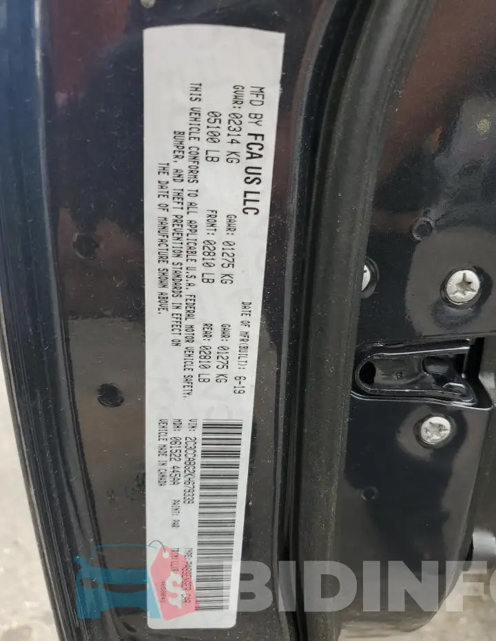 2C3CCABG2KH679339 Photo# 13