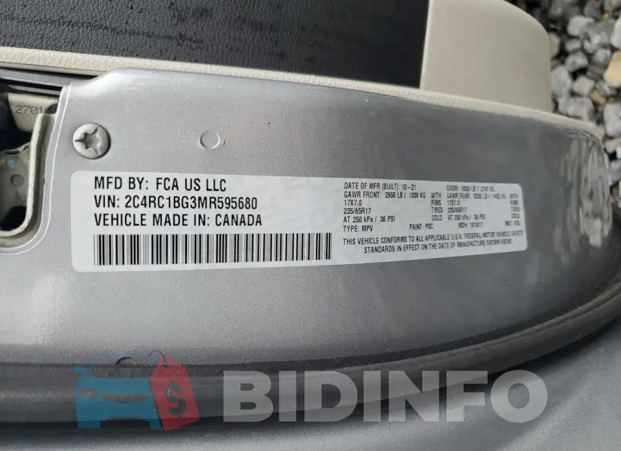 2C4RC1BG3MR595680 Photo# 13