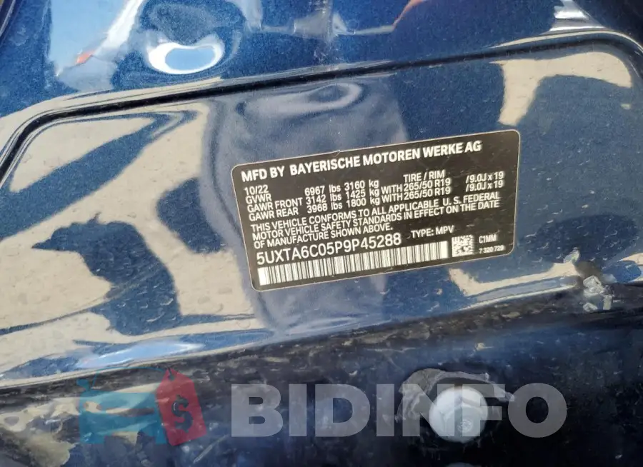 5UXTA6C05P9P45288 Photo# 13