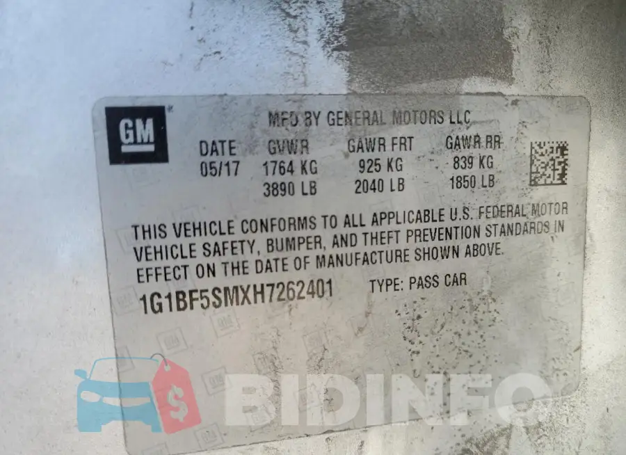 1G1BF5SMXH7262401 Photo# 12