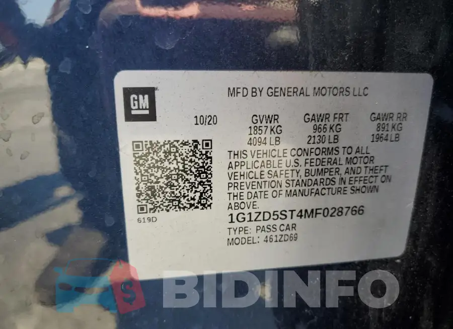 1G1ZD5ST4MF028766 Photo# 12