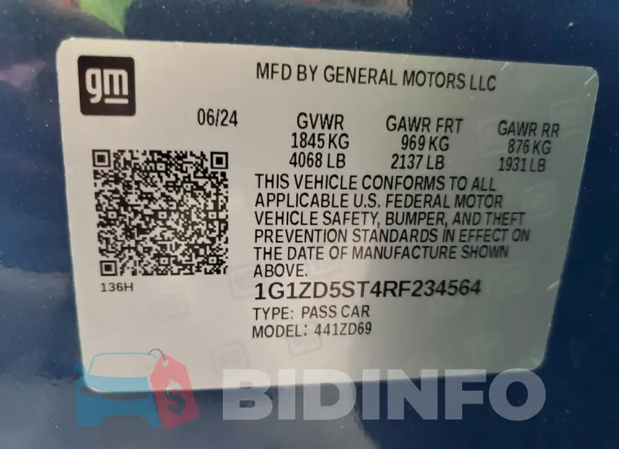 1G1ZD5ST4RF234564 Photo# 13