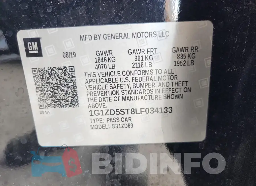 1G1ZD5ST8LF034133 Photo# 12