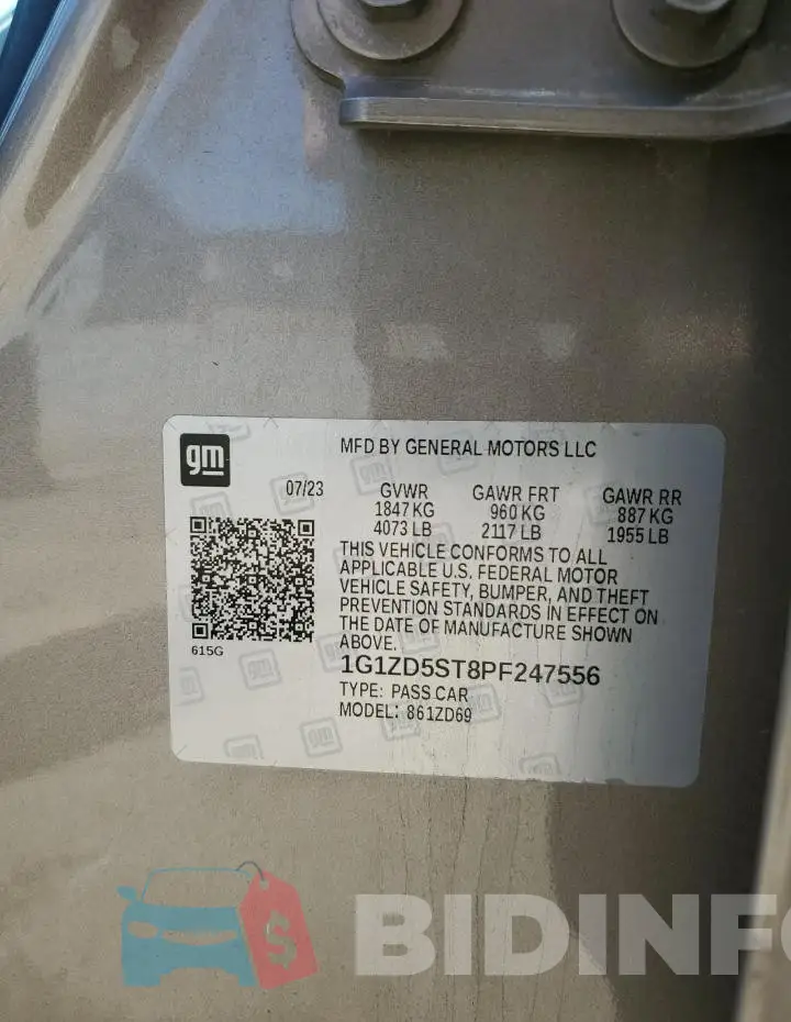 1G1ZD5ST8PF247556 Photo# 13