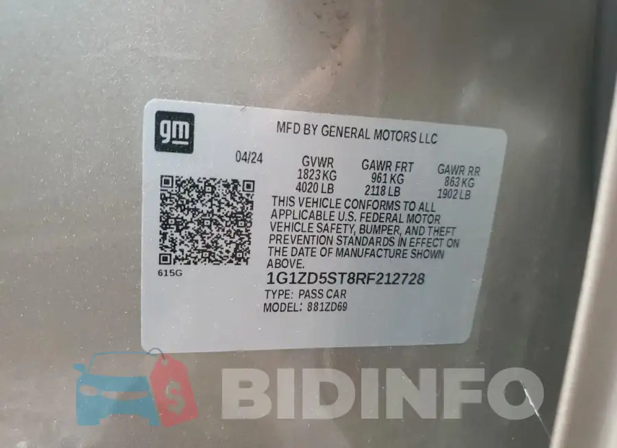 1G1ZD5ST8RF212728 Photo# 12