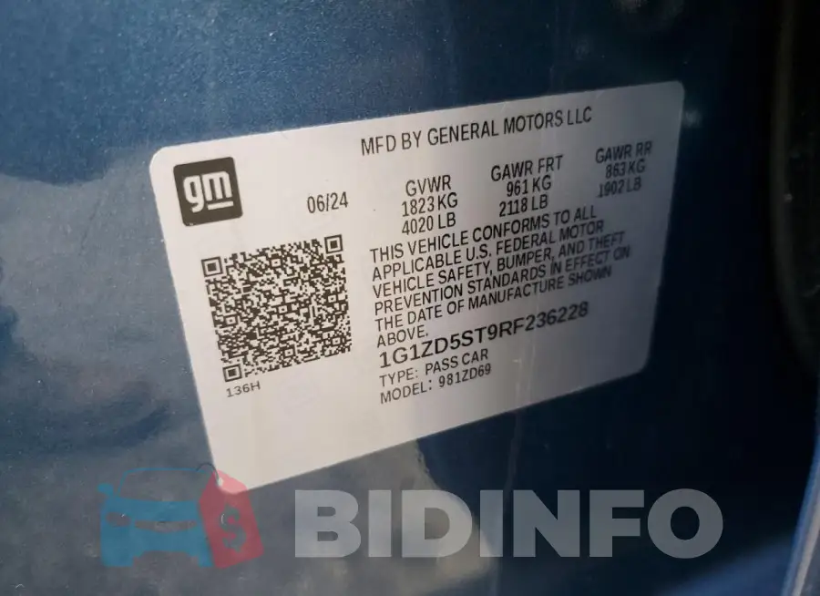 1G1ZD5ST9RF236228 Photo# 12