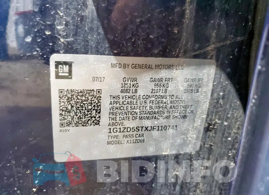 1G1ZD5STXJF110741 Photo# 12
