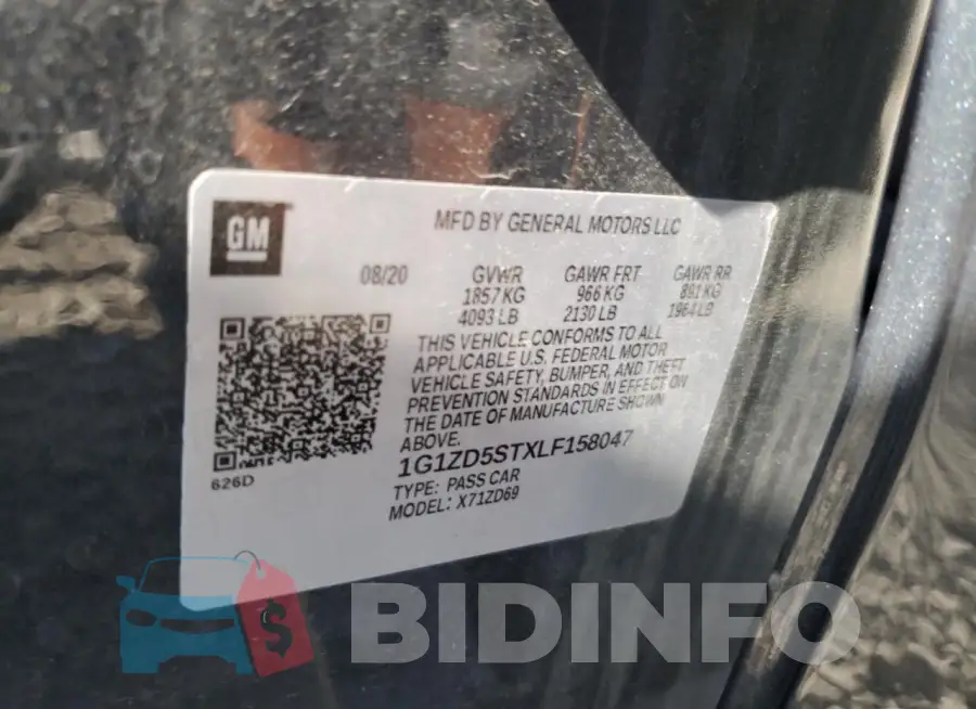 1G1ZD5STXLF158047 Photo# 12