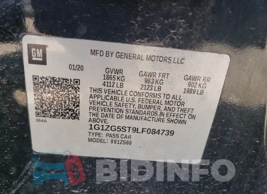 1G1ZG5ST9LF084739 Photo# 12