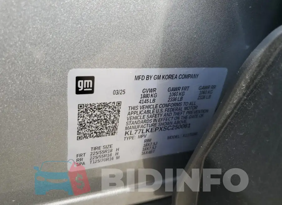 KL77LKEPXSC250061 Photo# 13
