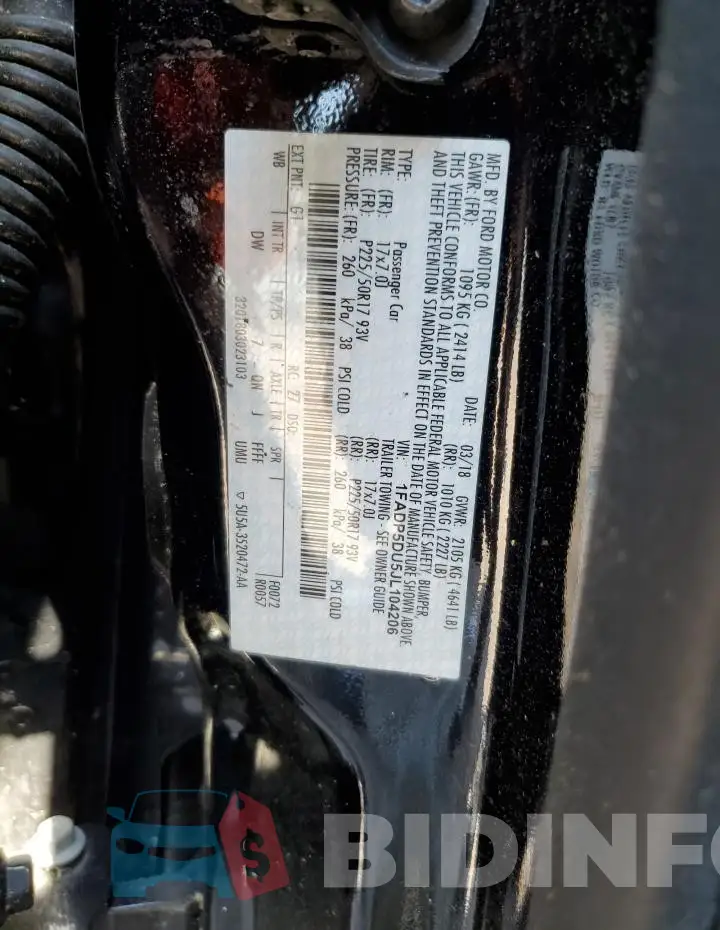 1FADP5DU5JL104206 Photo# 12