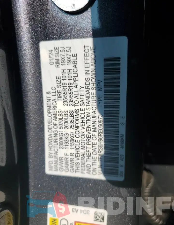 7FARS6H96RE060973 Photo# 13