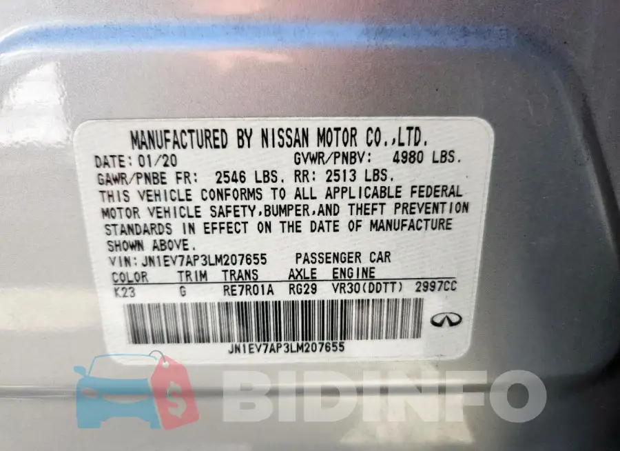 JN1EV7AP3LM207655 Photo# 12