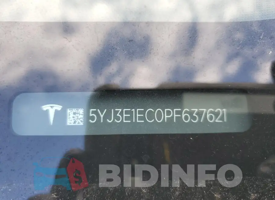 5YJ3E1EC0PF637621 Photo# 12