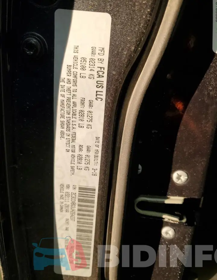 2C3CCABG3JH264237 Photo# 12