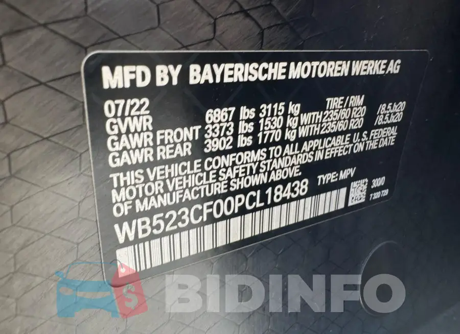 WB523CF00PCL18438 Photo# 13