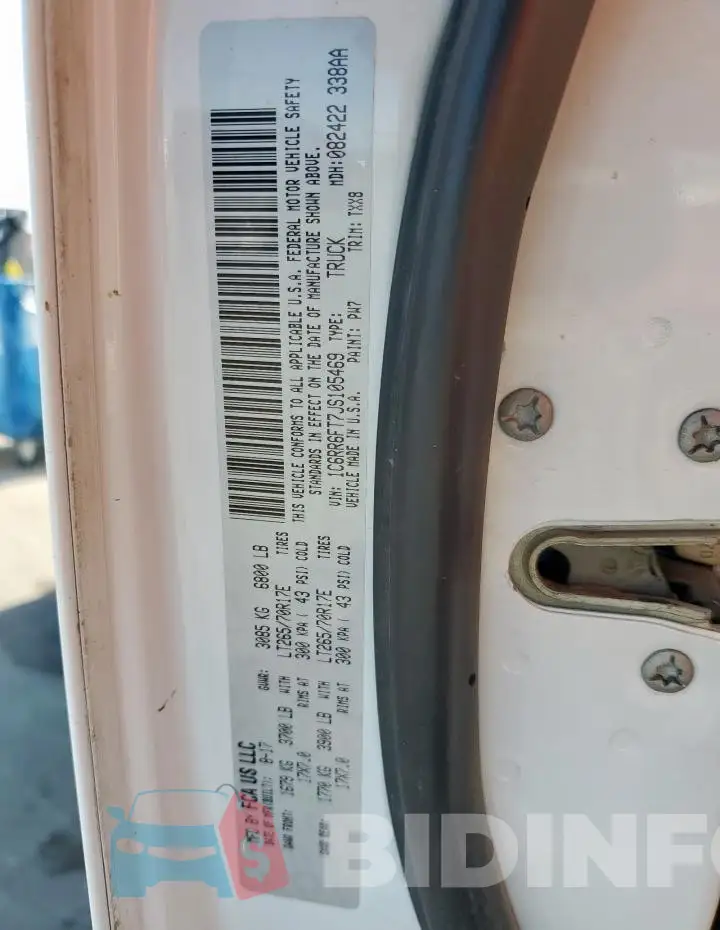 1C6RR6FT7JS105469 Photo# 13