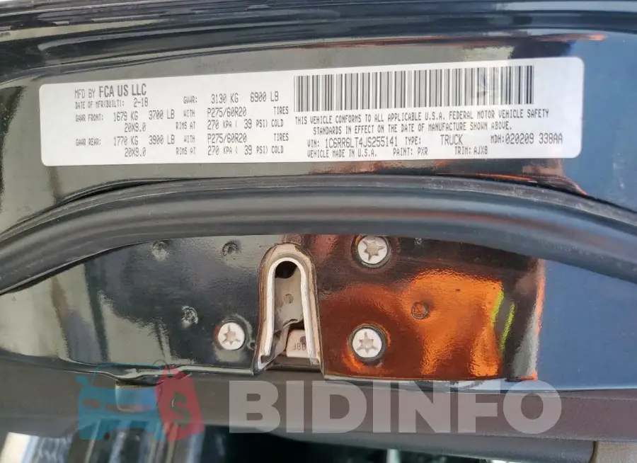 1C6RR6LT4JS255141 Photo# 12