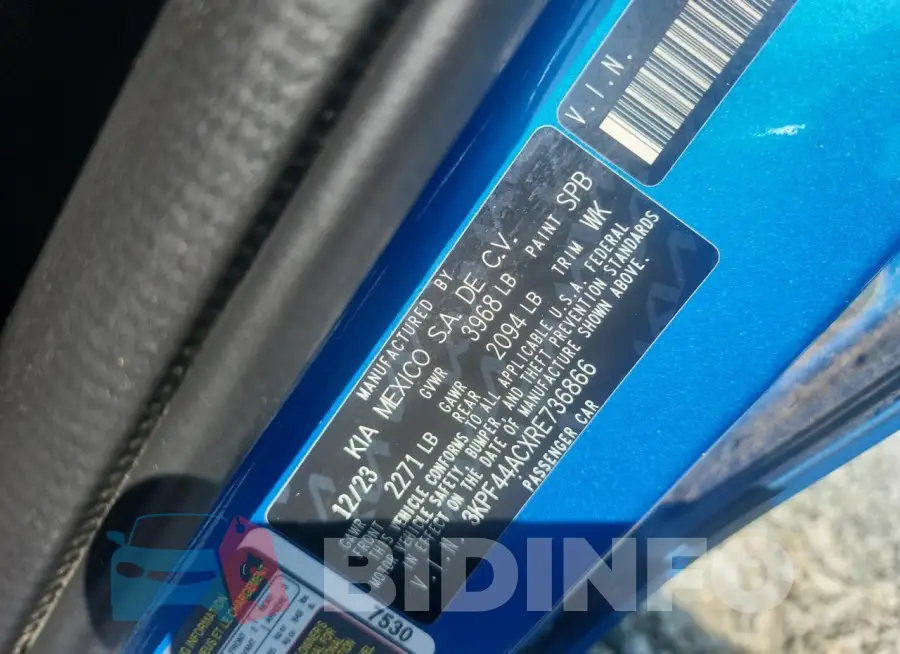 3KPF44ACXRE736866 Photo# 12