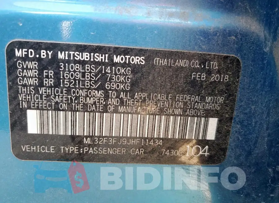 ML32F3FJ9JHF11434 Photo# 12