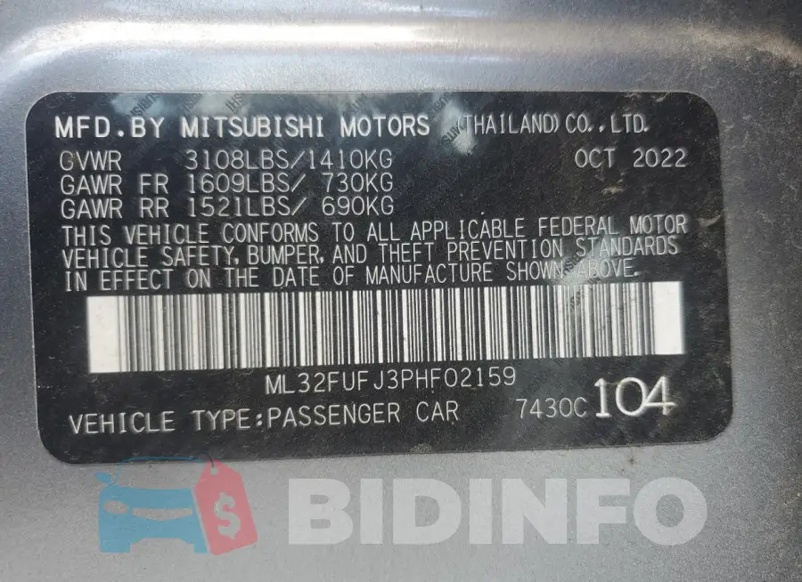 ML32FUFJ3PHF02159 Photo# 12