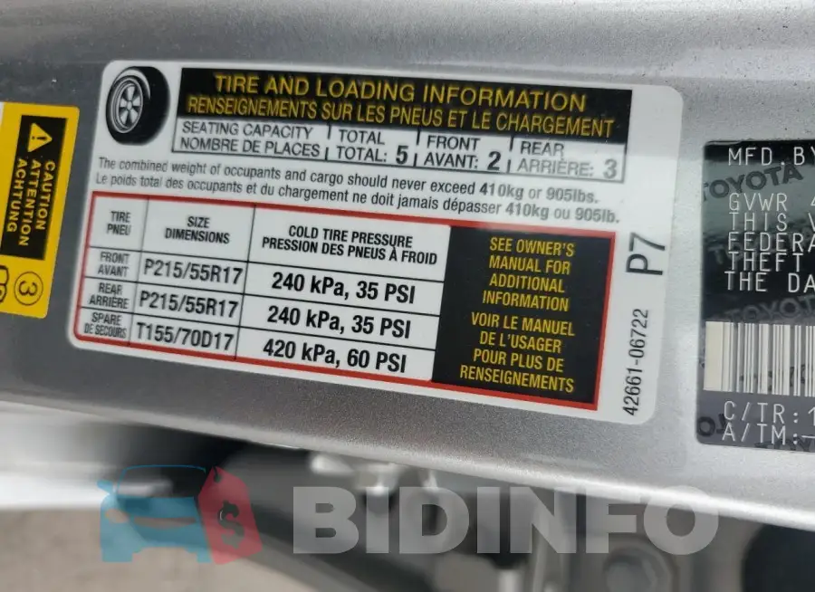 4T1BF1FK0HU283473 Photo# 12