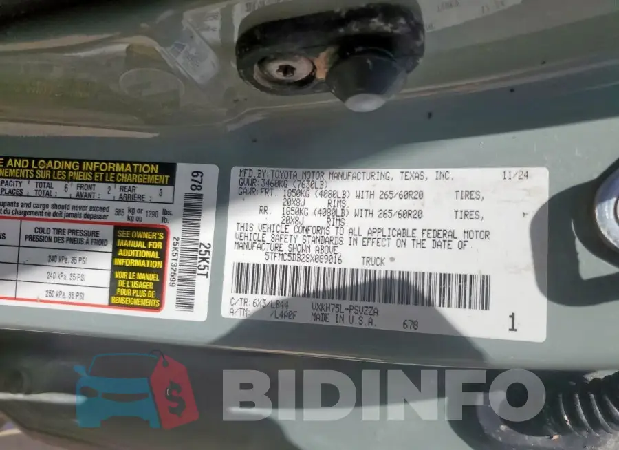 5TFMC5DB2SX089016 Photo# 12