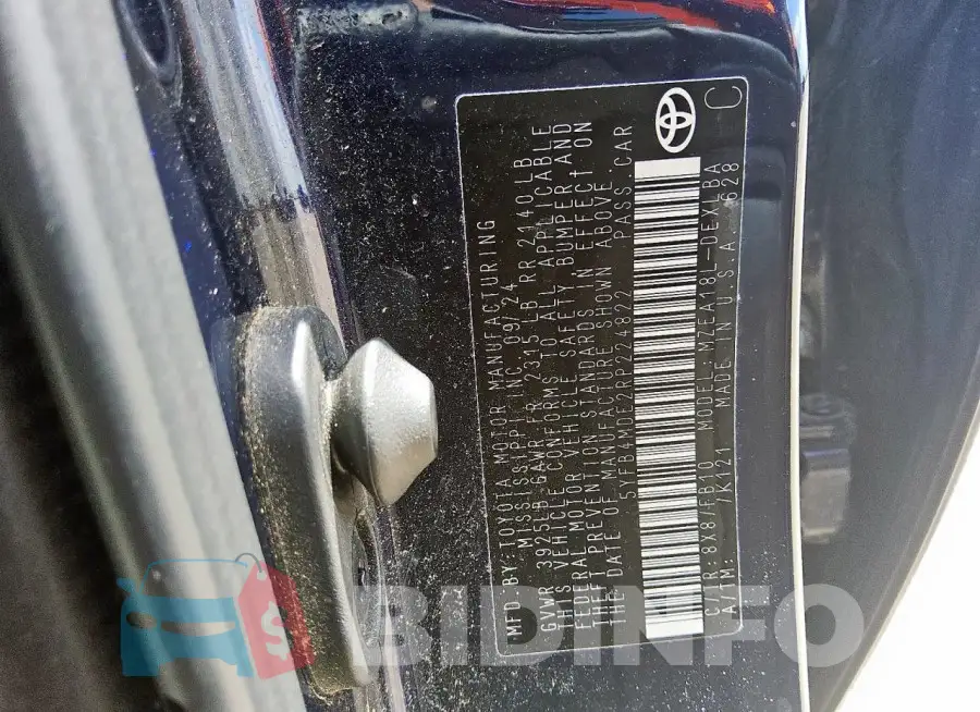 5YFB4MDE2RP224822 Photo# 12