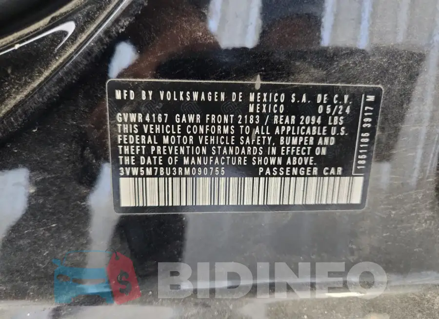 3VW5M7BU3RM090755 Photo# 12