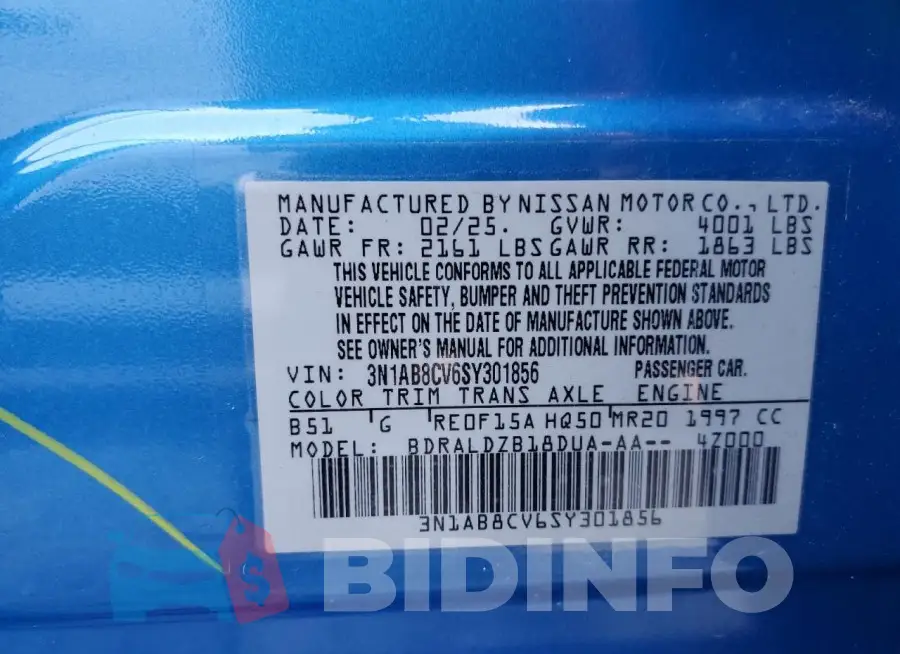 3N1AB8CV6SY301856 Photo# 12