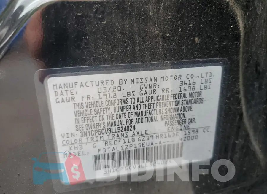 3N1CP5CV3LL524024 Photo# 14