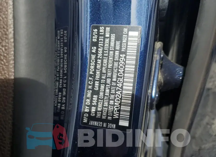 WP0AD2A74GL040994 Photo# 13