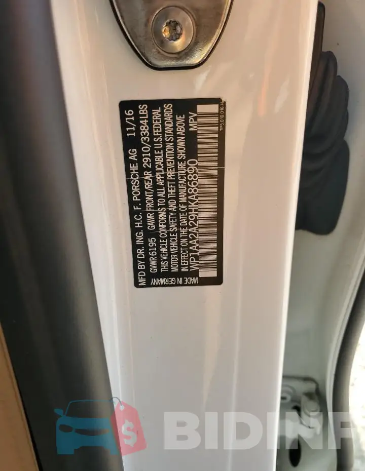 WP1AA2A29HKA86890 Photo# 13