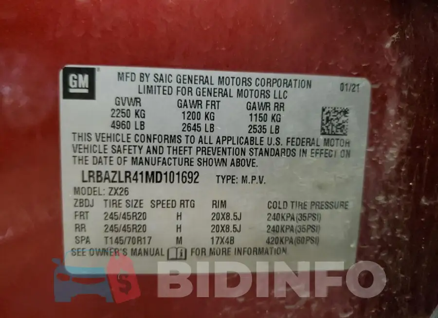 LRBAZLR41MD101692 Photo# 14