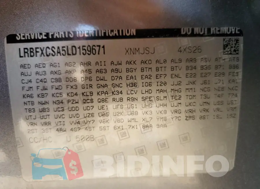 LRBFXCSA5LD159671 Photo# 14