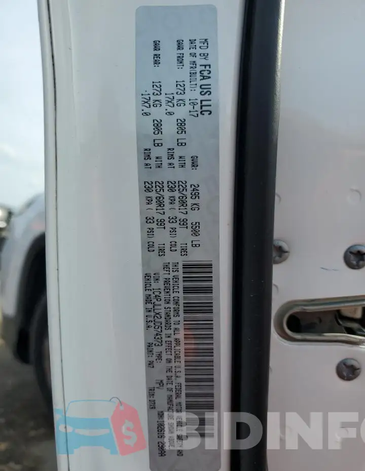 1C4PJLLX2JD574373 Photo# 13